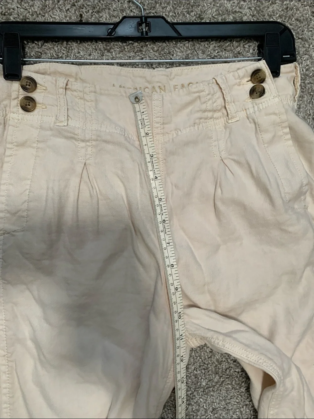 American Eagle Outfitters Cream Chino Pants - Picture 8 of 10